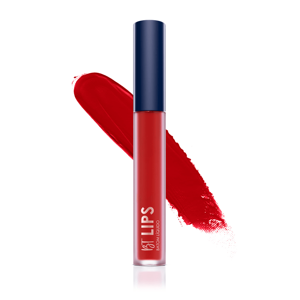 Batom Líquido Bt Lips Vermelho Bruna Tavares