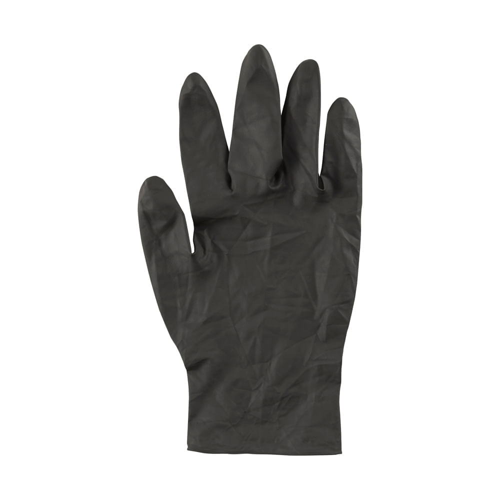 Par De Luvas De Látex Preta Tamanho M Proart