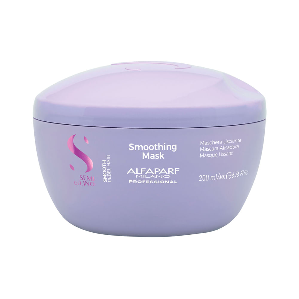 Máscara Professional Semi di Lino Smooth Alfaparf Milano 200ml