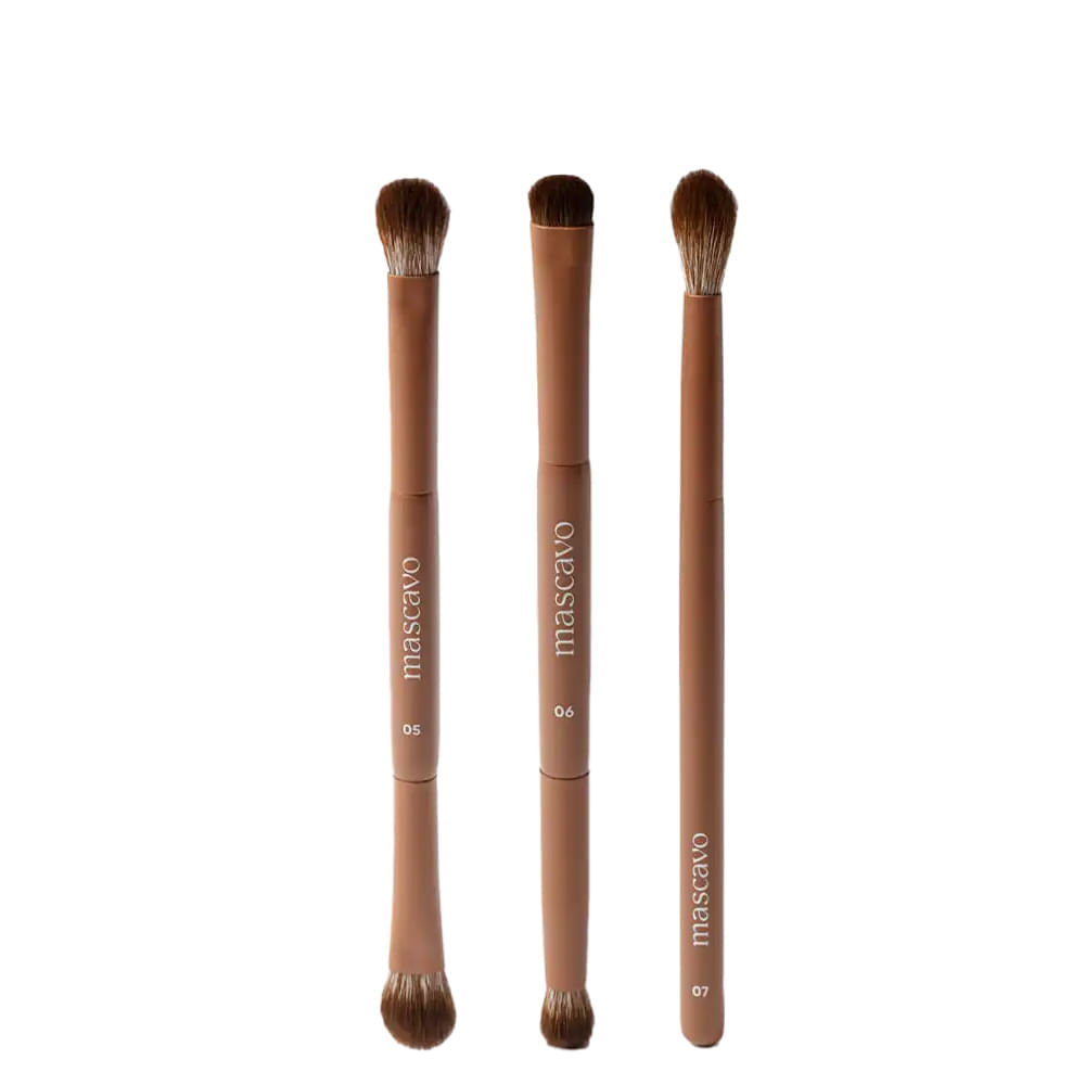 Kit de Pincéis de Maquiagem Mascavo Pro Series ESIM Brush