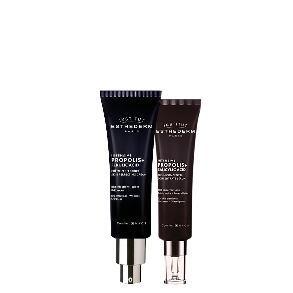 Kit Esthederm Intensive Sérum Propolis + Salicylic Acid 30ml + Creme Antiidade Facial 50ml