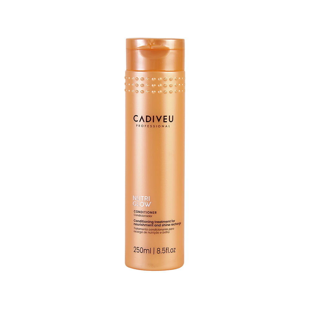 Kit Cadiveu Nutri Glow Shampoo 250ml + Condicionador 250ml + Fluído 215ml
