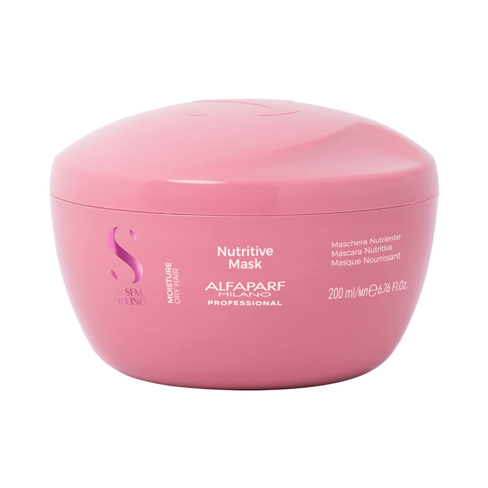 Máscara Professional Semi Di Lino Moisture Nutritive Alfaparf Milano 200ml