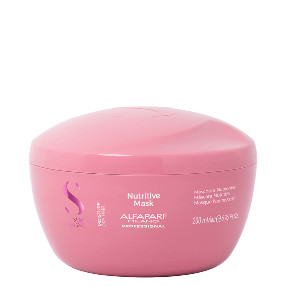 Máscara Professional Semi Di Lino Moisture Nutritive Alfaparf Milano 200ml