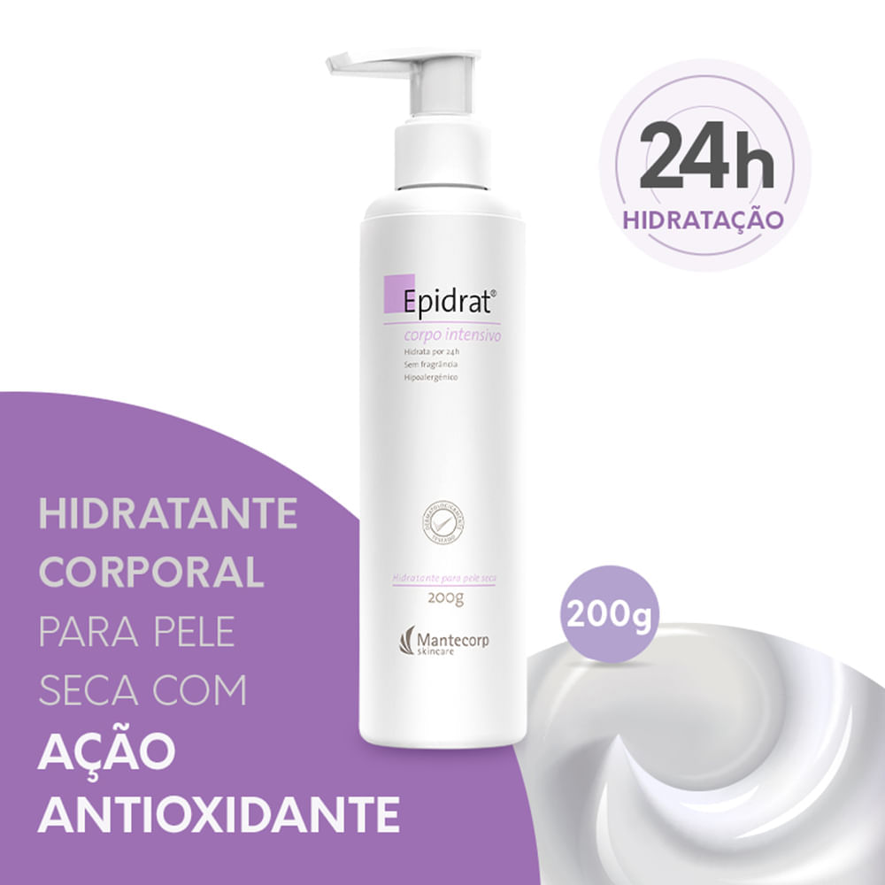 Creme Corporal Hidratante Mantecorp Epidrat Corpo Intensivo 200 g