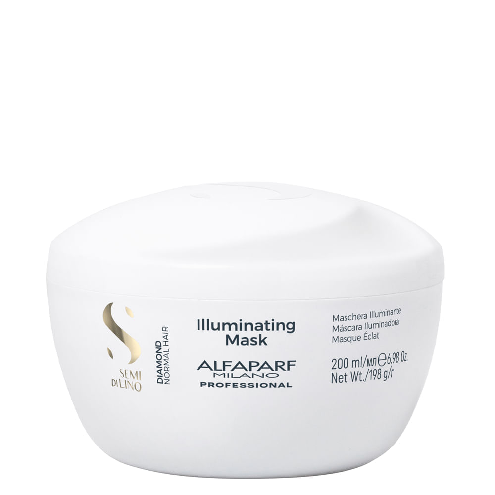 Máscara Professional Semi Di Lino Diamond Illuminating Alfaparf Milano 200ml