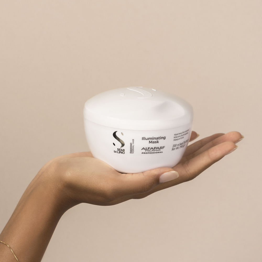 Máscara Professional Semi Di Lino Diamond Illuminating Alfaparf Milano 200ml