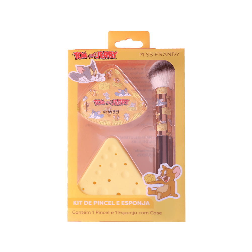 Kit Pincel, Case E Esponja Tom&jerry