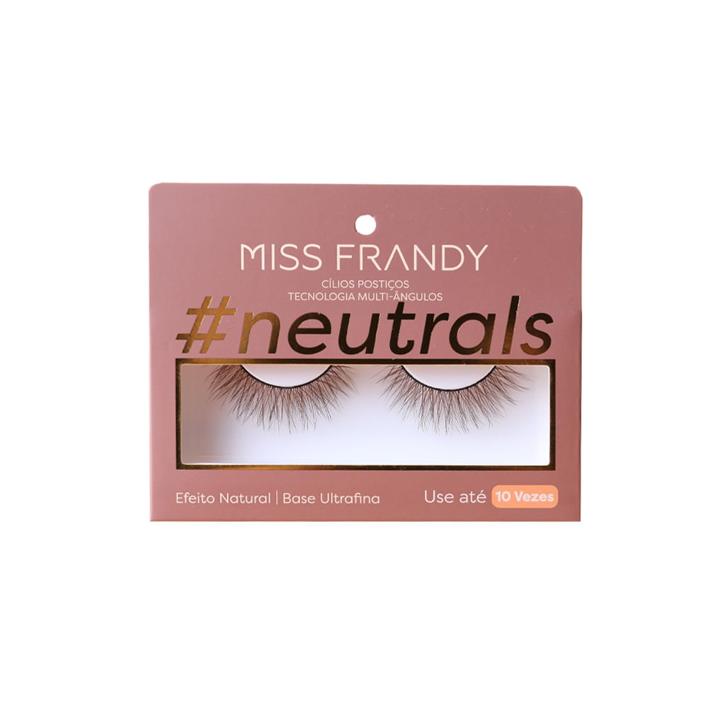 Cílios Postiços Tecnologia Multi- Ângulos #neutrals #07