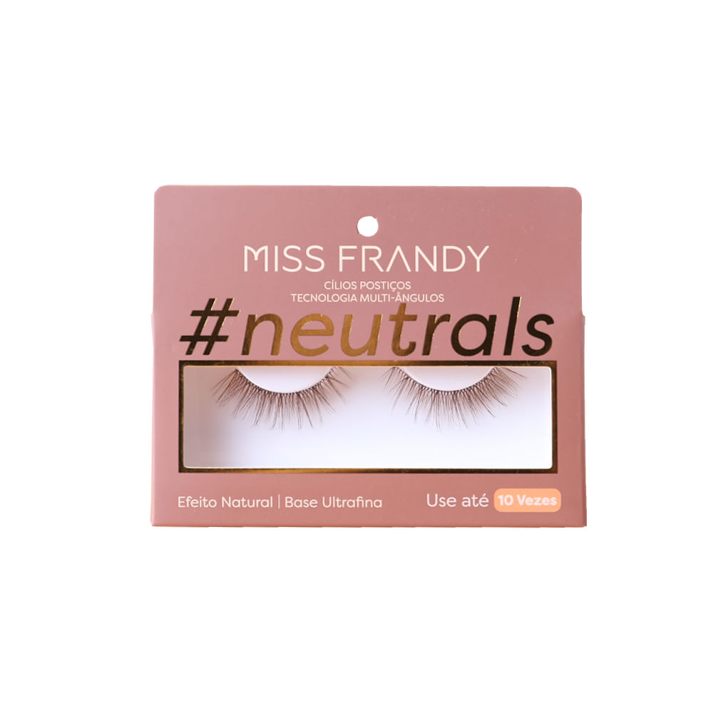 Cílios Postiços Tecnologia Multi- Ângulos #neutrals #06