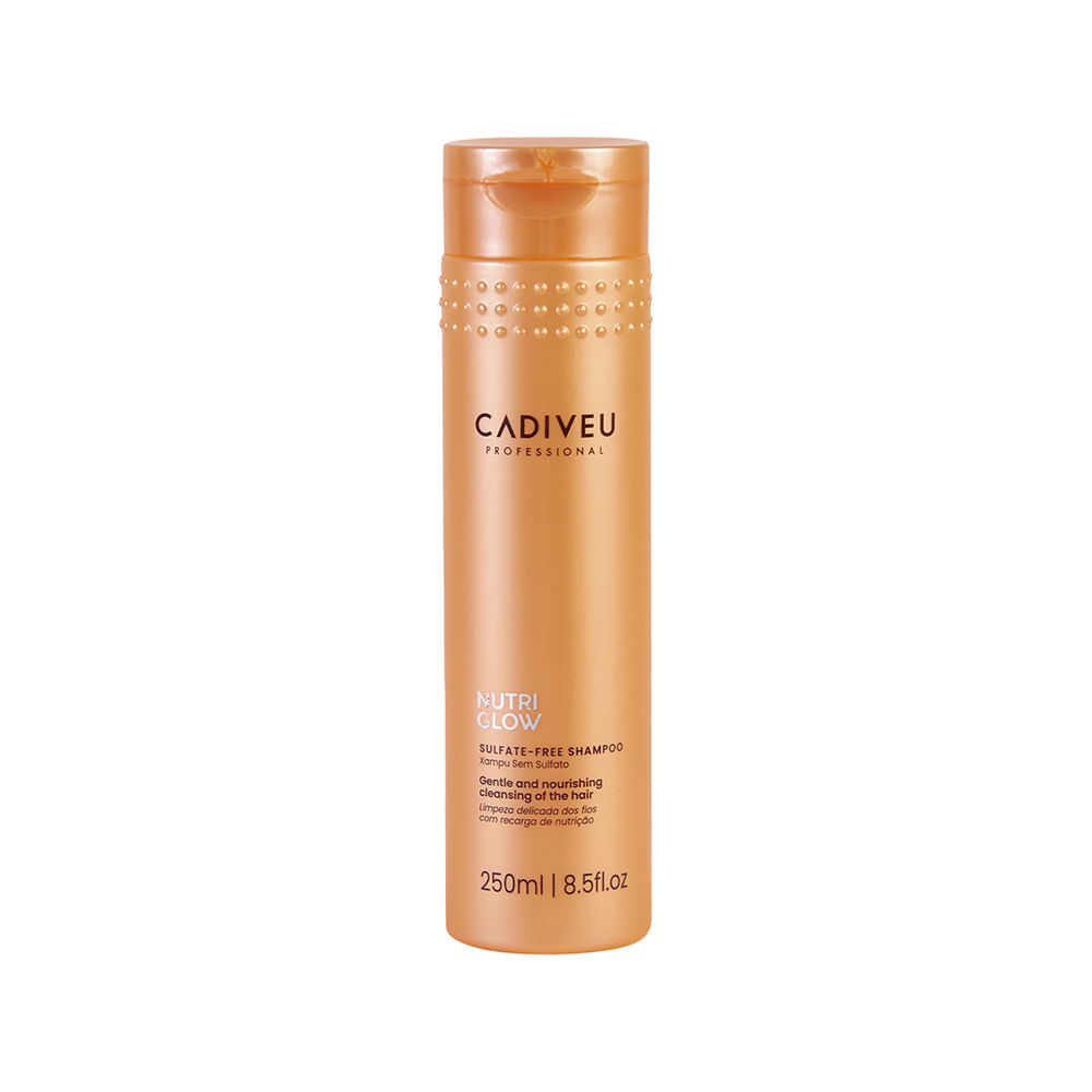 Kit Cadiveu Nutri Glow Shampoo 250ml + Condicionador 250ml + Máscara de Nutrição 200ml + Leave-in 215ml + Booster 200ml