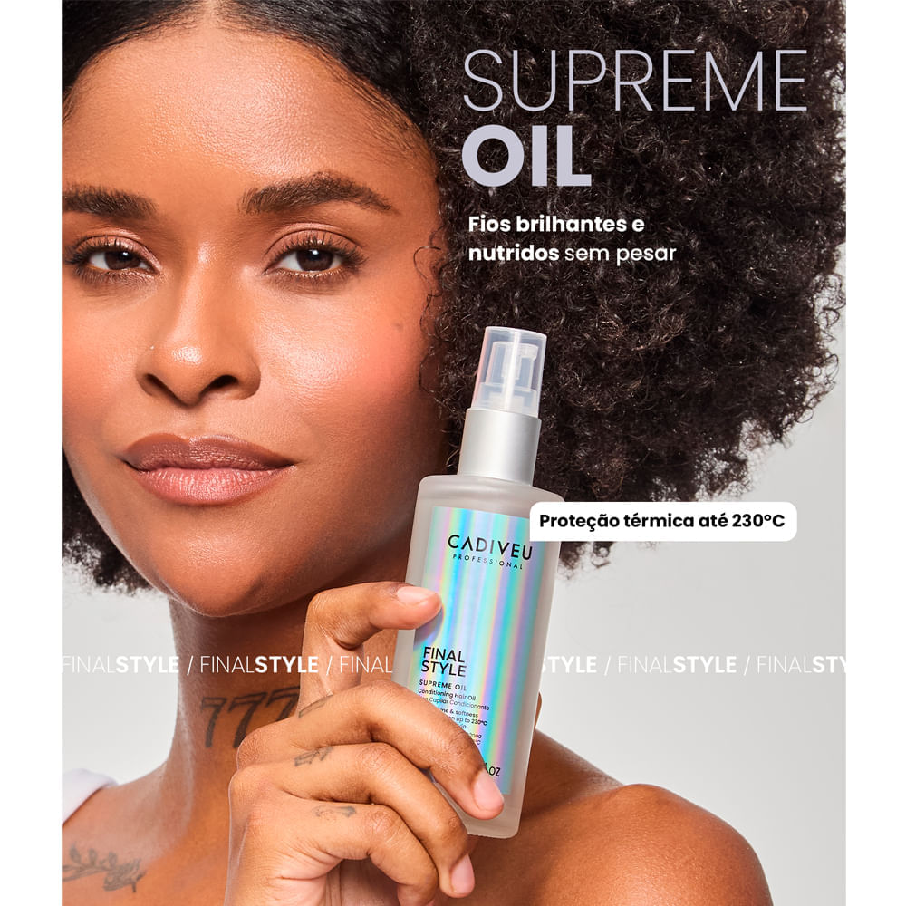 Óleo Capilar Multibenefícios Cadiveu Professional Final Style Supreme 110ml