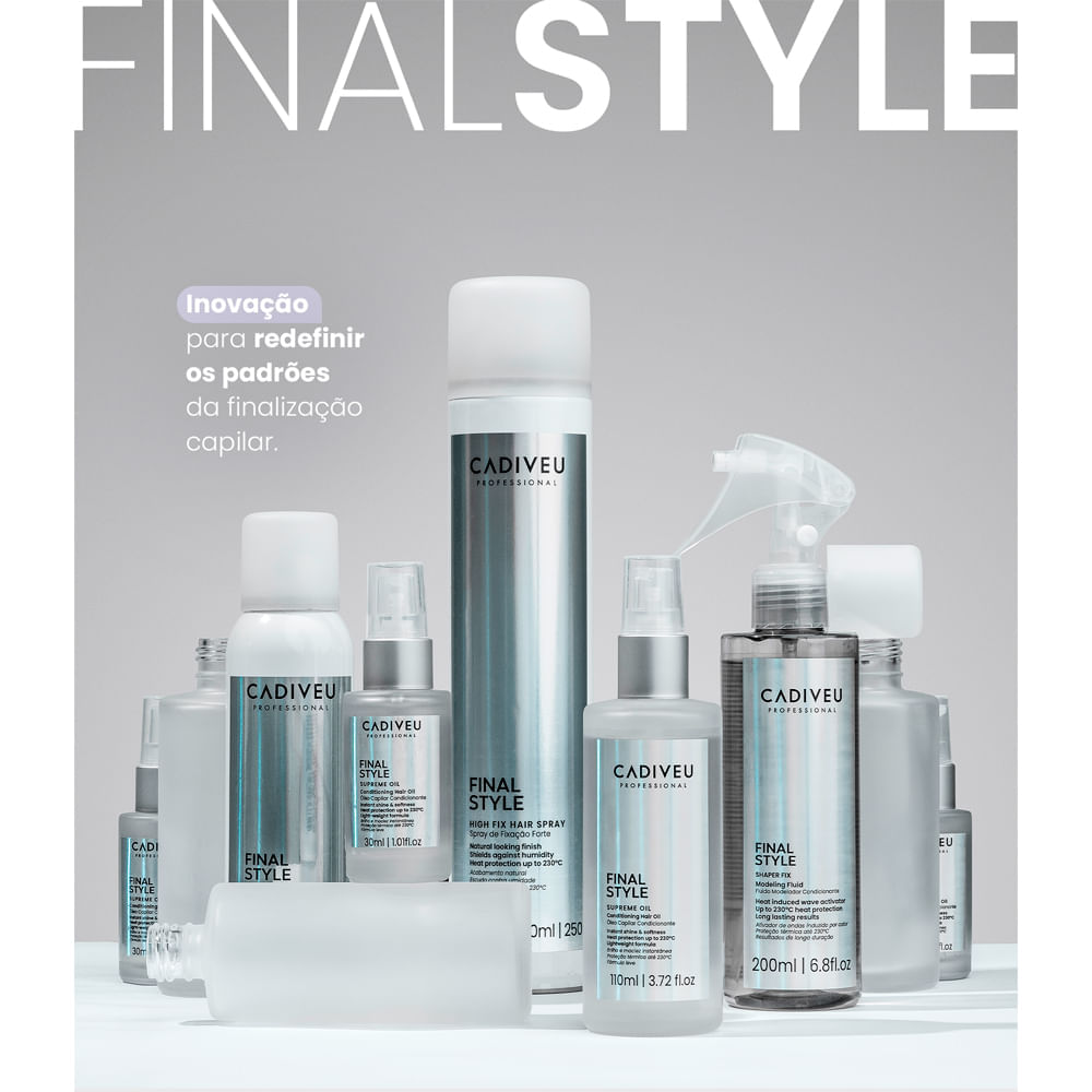 Óleo Capilar Multibenefícios Cadiveu Professional Final Style Supreme 110ml