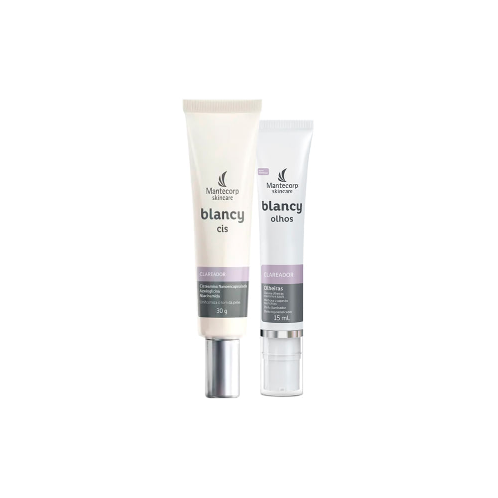 Kit Clareador Mantecorp Blancy Creme Facial + Gel-creme Área Dos Olhos