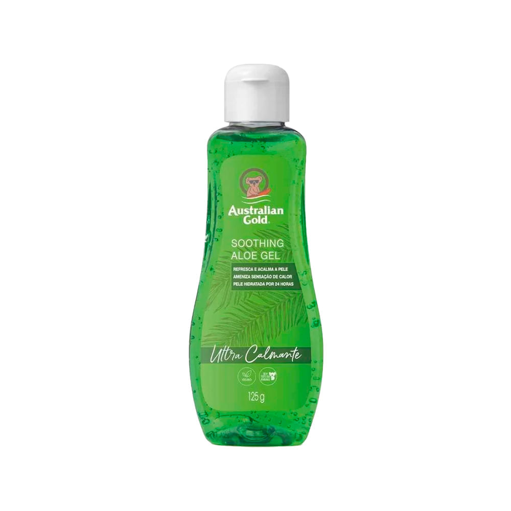 Kit Australian Gold Gel Pós-Sol Corporal Refrescante Shoothing Aloe 125g 2 Unidades