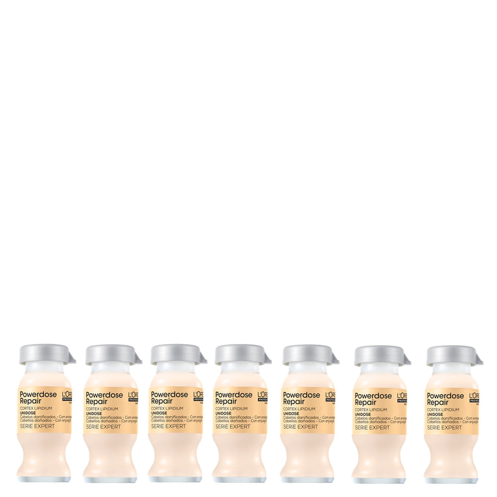 Kit L'Oréal Professionnel Serie Expert Absolut Repair Lipidium Powerdose Ampola 10ml 8 Unidades