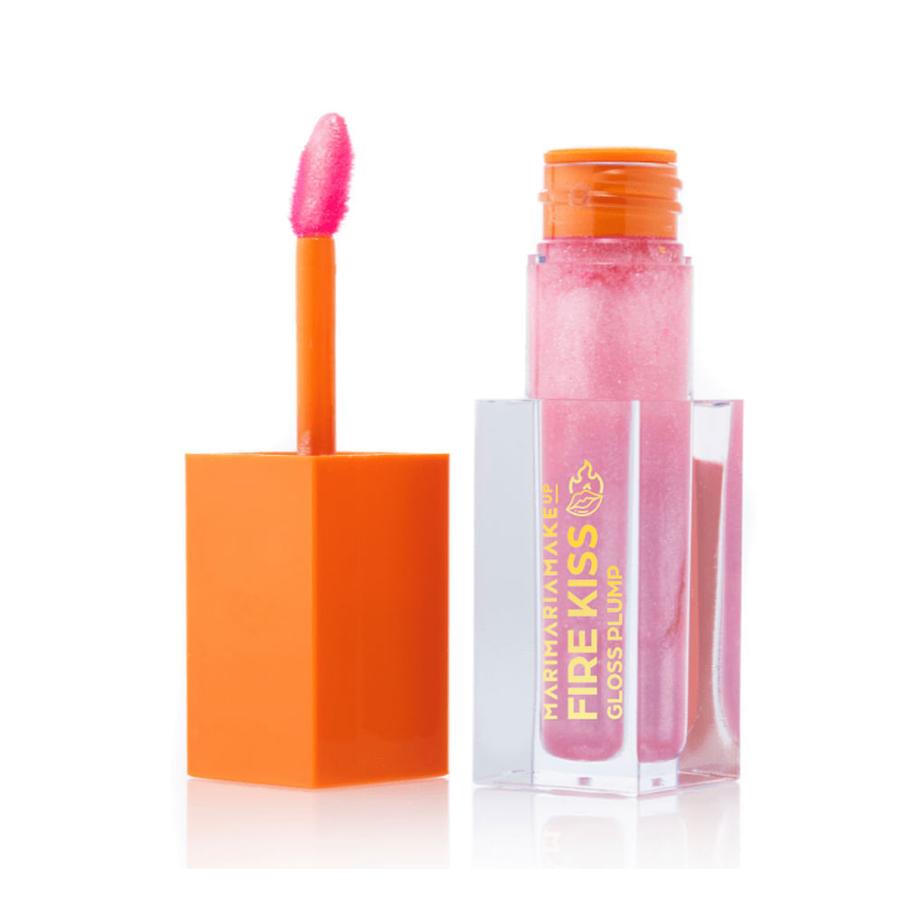 Gloss Volumizador Mari Maria Fire Kiss Bubble Gum 4ml