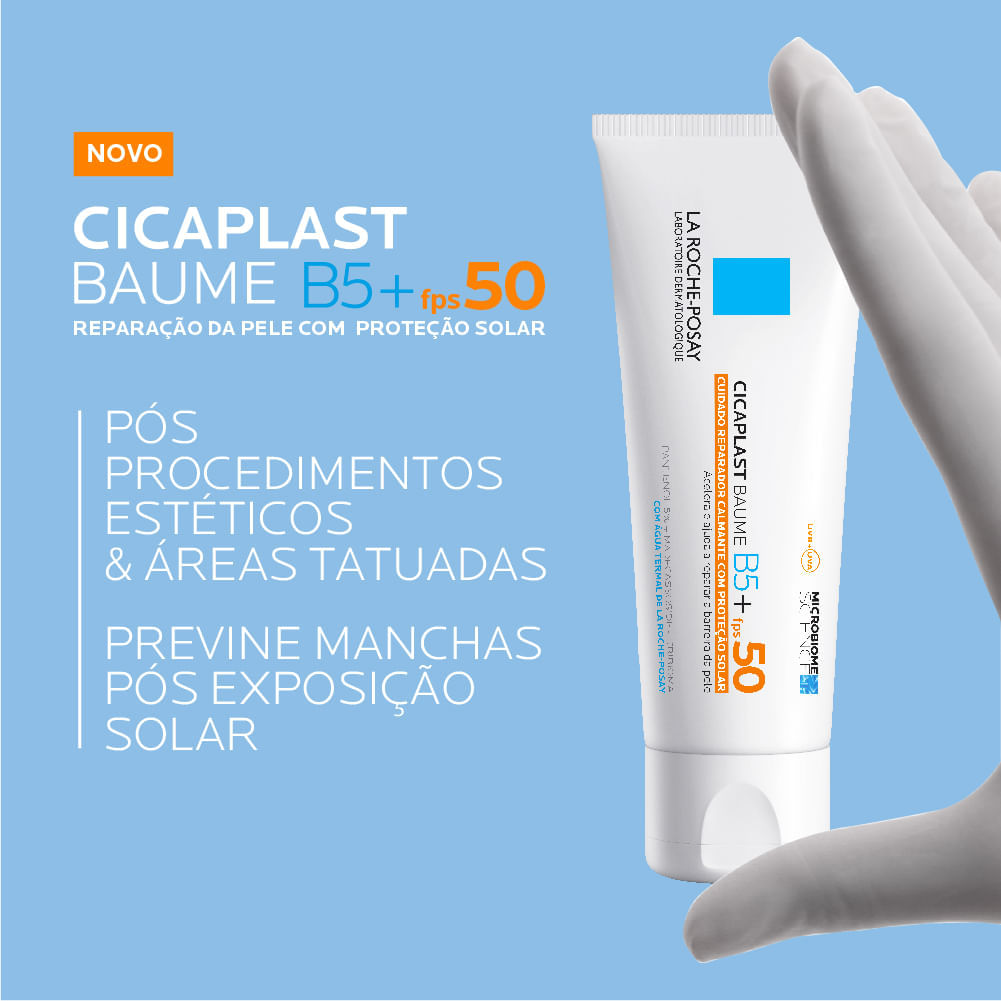 Creme Multirreparador La Roche-Posay Cicaplast Baume B5 Com FPS 50 40ml