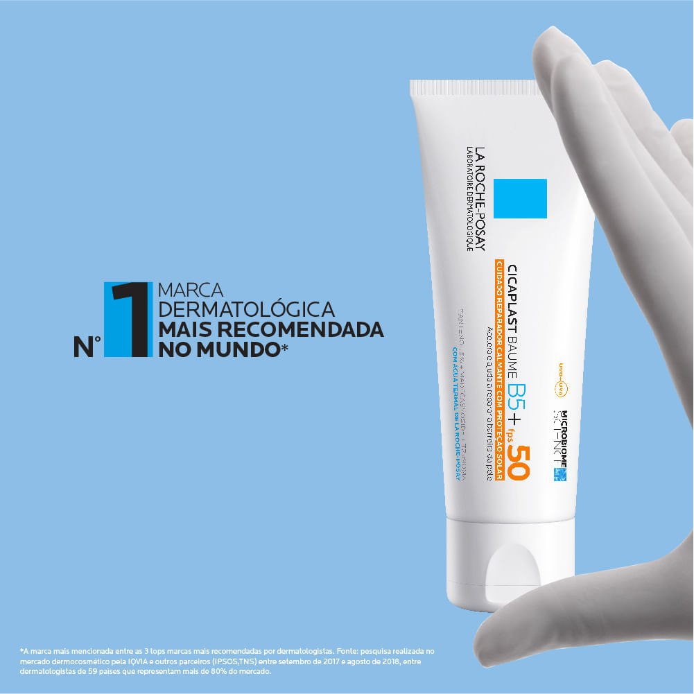 Creme Multirreparador La Roche-Posay Cicaplast Baume B5 Com FPS 50 40ml