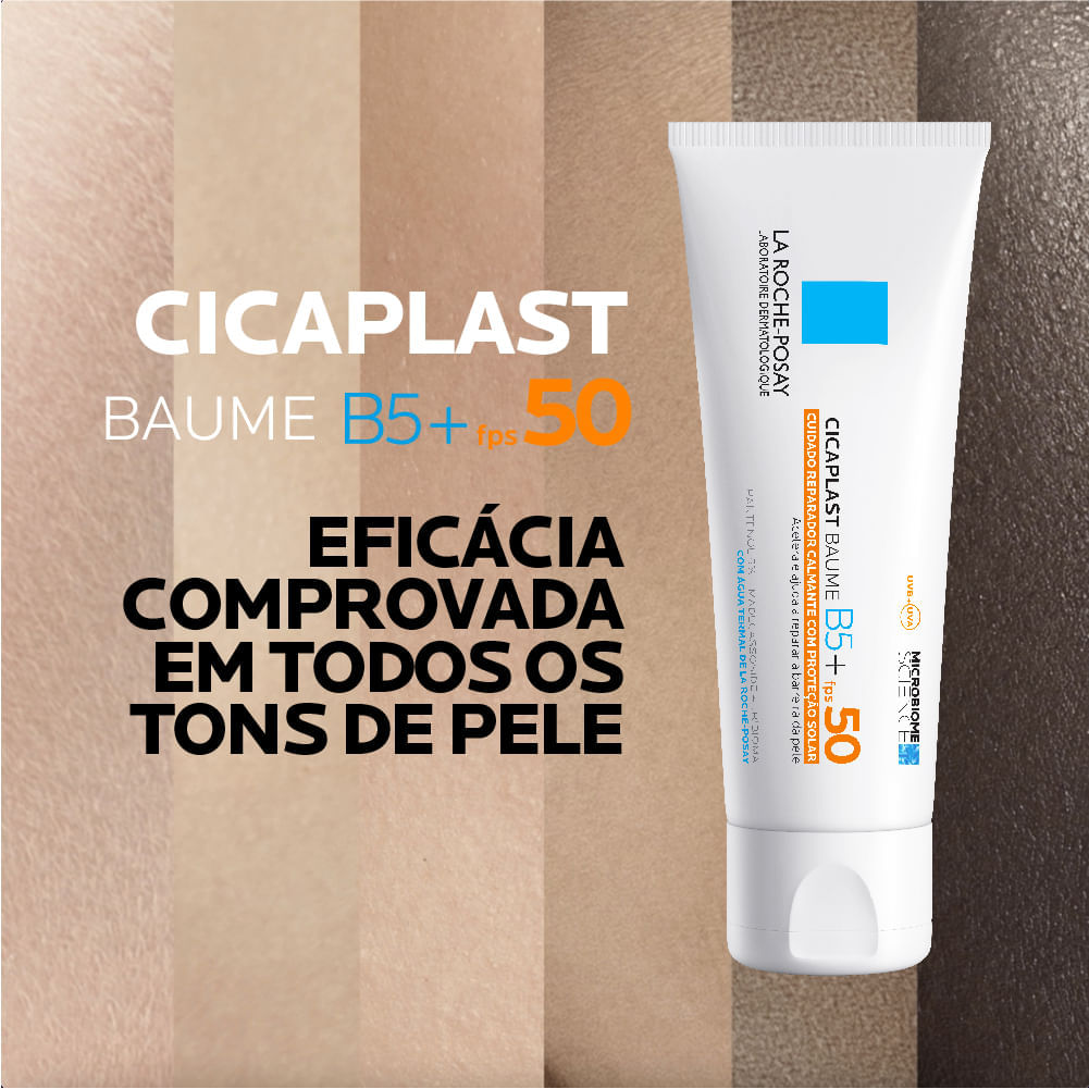 Creme Multirreparador La Roche-Posay Cicaplast Baume B5 Com FPS 50 40ml