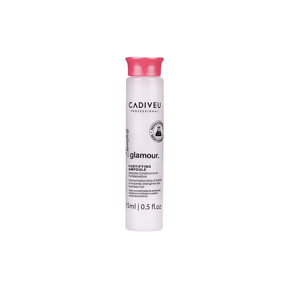 Caixa de Ampola Fortalecedora Cadiveu Essentials Glamour 10 Unidades  15ml