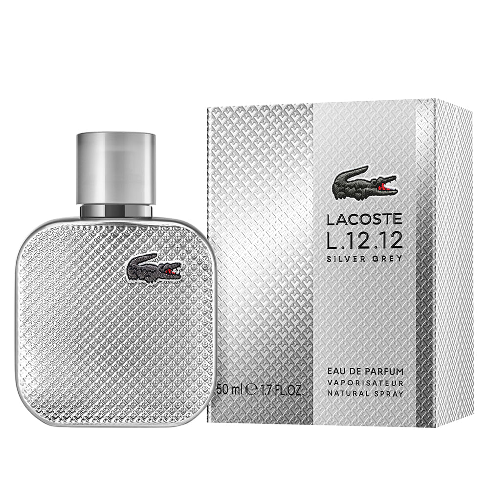 Perfume Masculino Lacoste L.12.12 Silver Grey Eau de Parfum 50ml