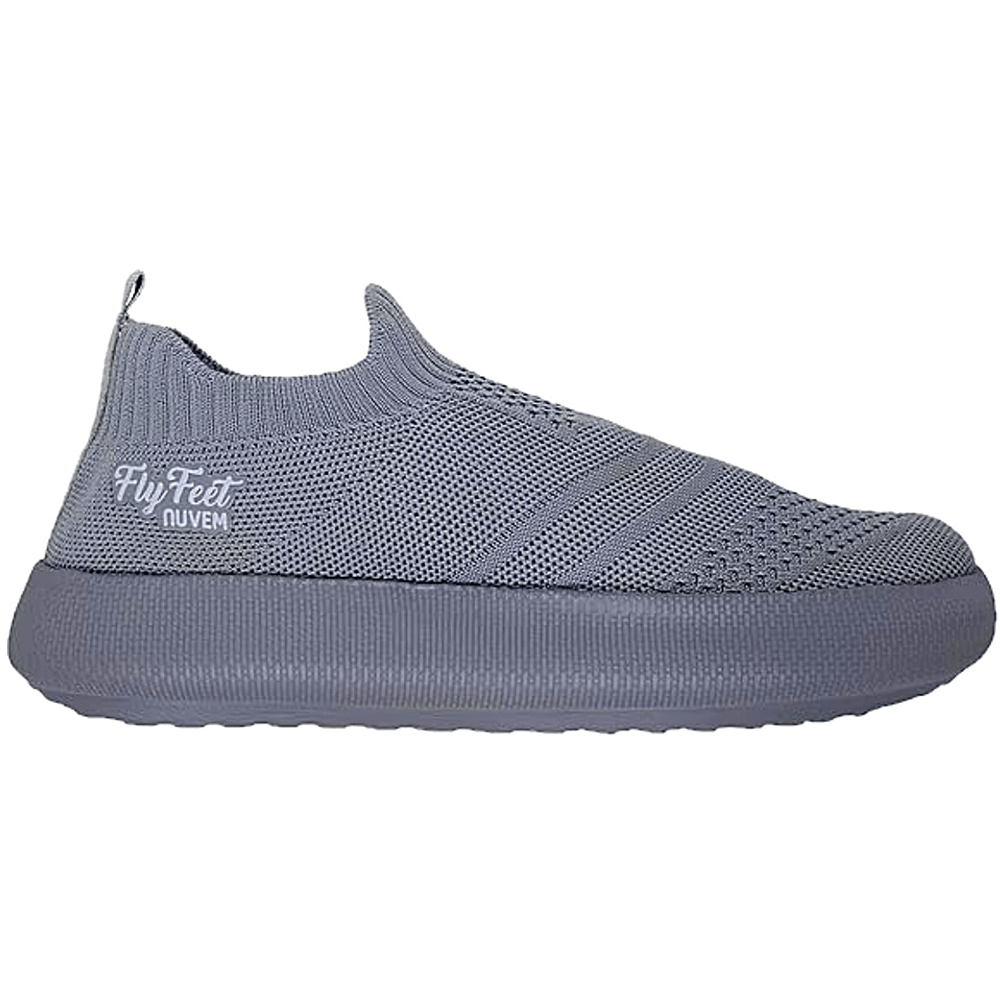 Tênis Ortopédico Unissex FlyFeet Nuvem Knit Cinza 38/39