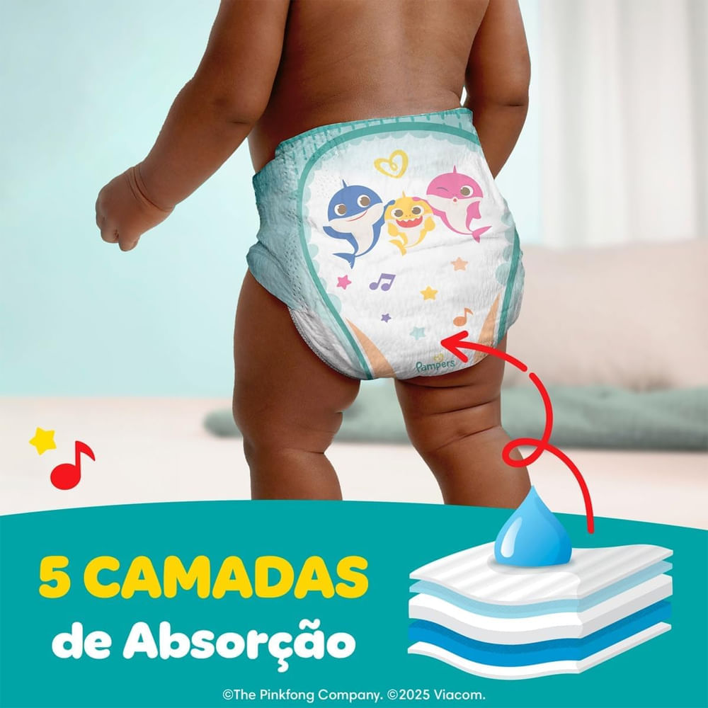 Fralda Descartável Pampers Supersequinha Jumbo XG 70 Tiras