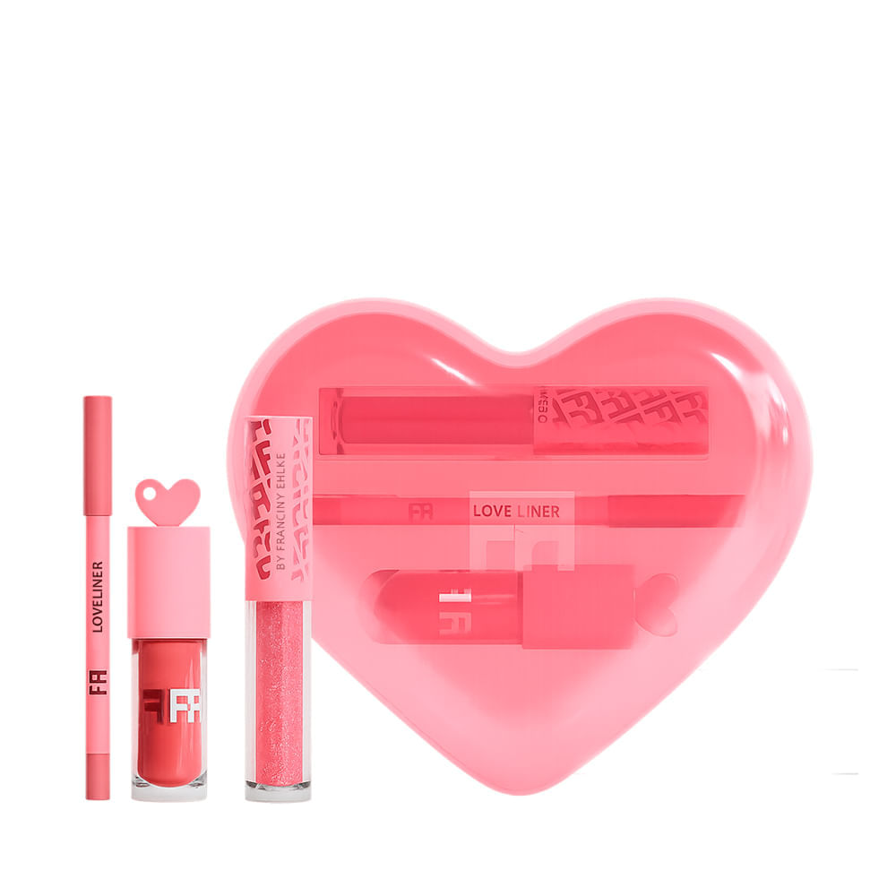 Kit Fran By Franciny Ehlke Gloss 5g + Gloss 3,3g + Lápis 1,4g