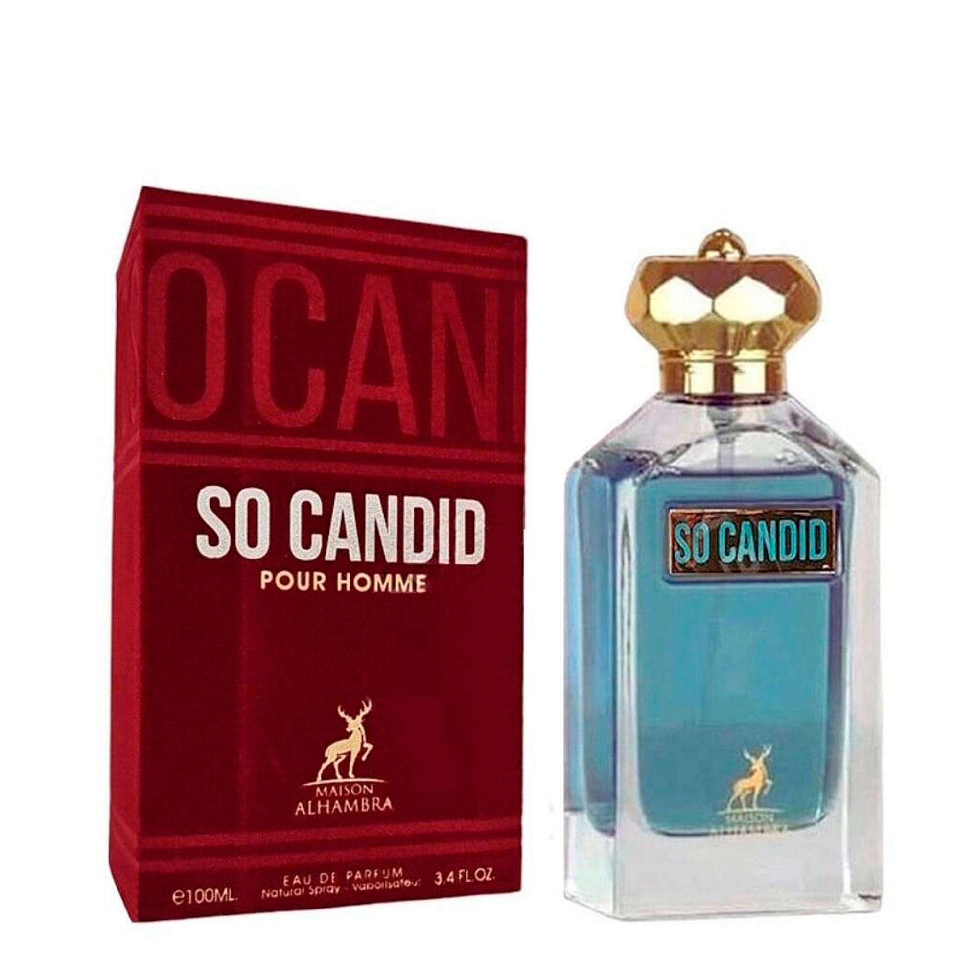 Perfume Masculino Maison Alhambra So Candid  Eau de Parfum  100ml