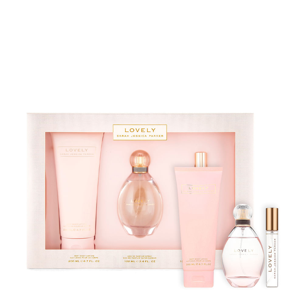 Kit Sarah Jessica Parker Lovely Feminino EDP 100ml + 10ml e Body Lotion 200ml