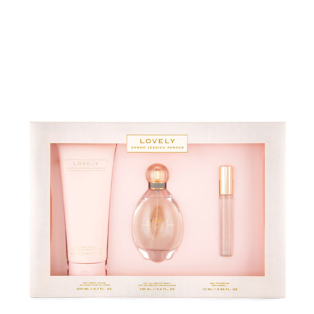 Kit Sarah Jessica Parker Lovely Feminino EDP 100ml + 10ml e Body Lotion 200ml