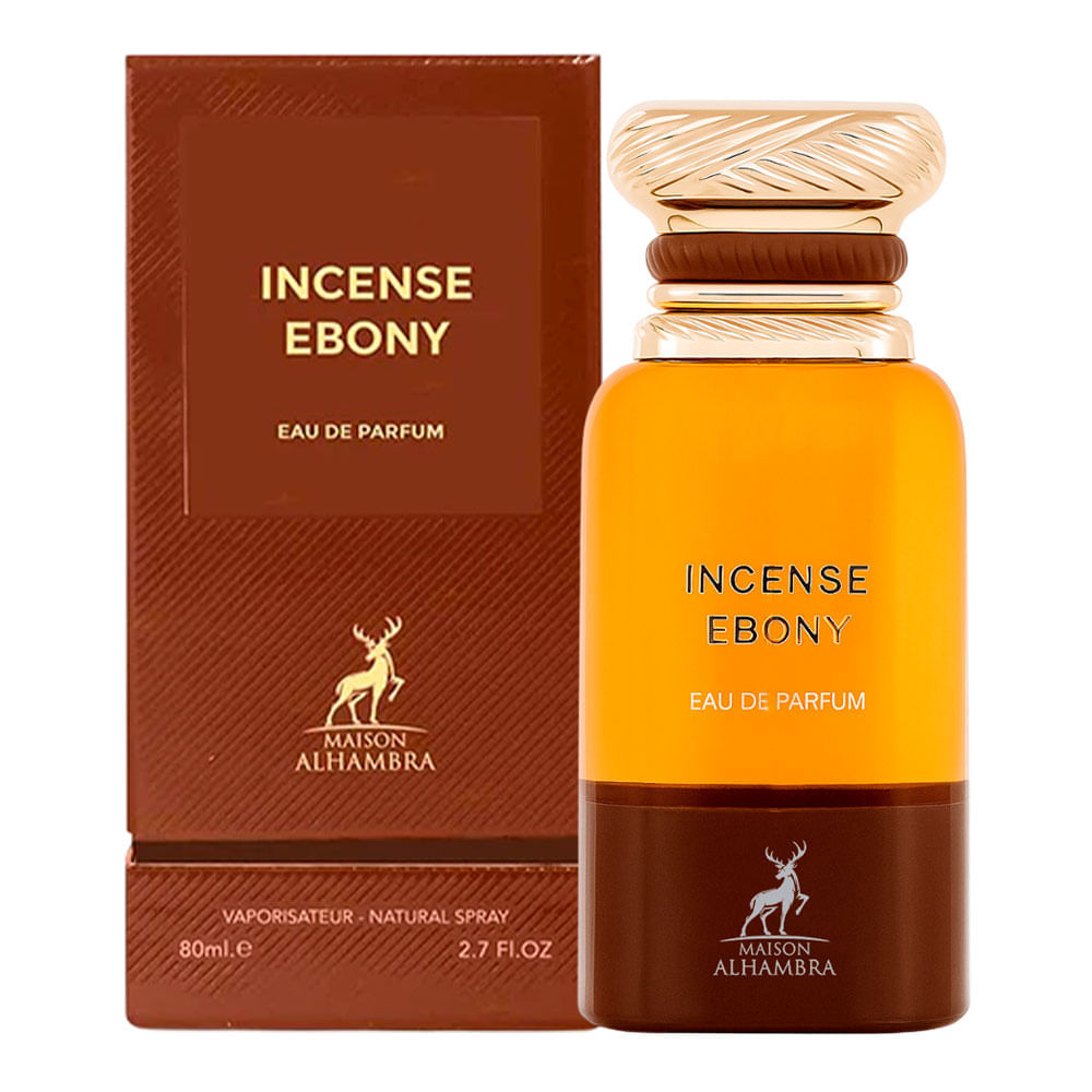 Perfume Unissex Maison Alhambra Incense Ebony Eau de Parfum  80ml
