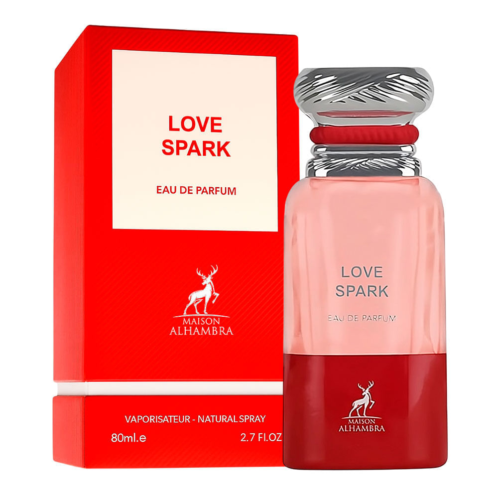 Perfume Unissex Maison Alhambra Love Spark Eau de Parfum  80ml