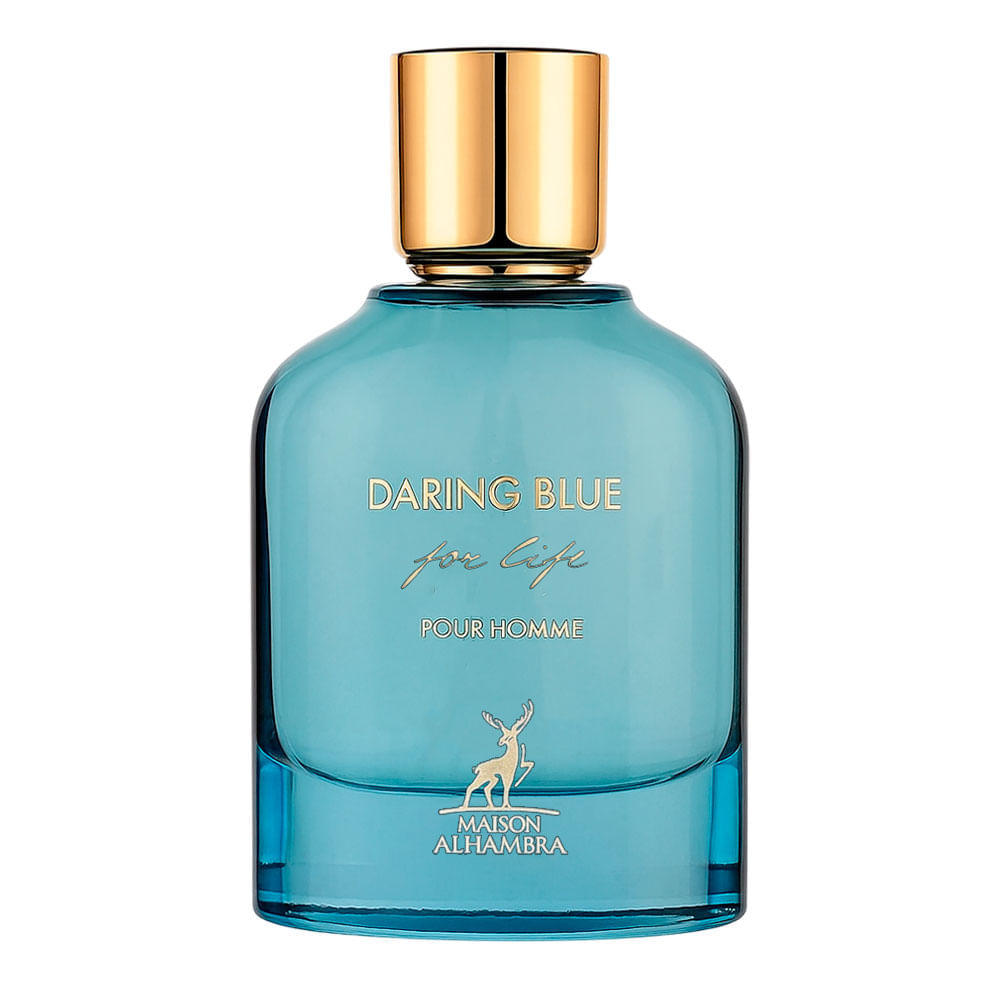 Perfume Masculino Maison Alhambra Daring Blue For Life Eau De Parfum  100ml