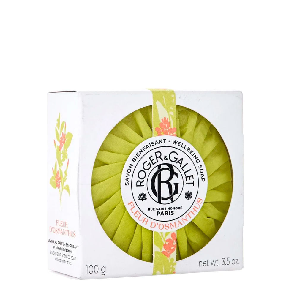 Sabonete Barra Fleur D’osmanthus Wellbeing Soap Roger & Gallet 100g