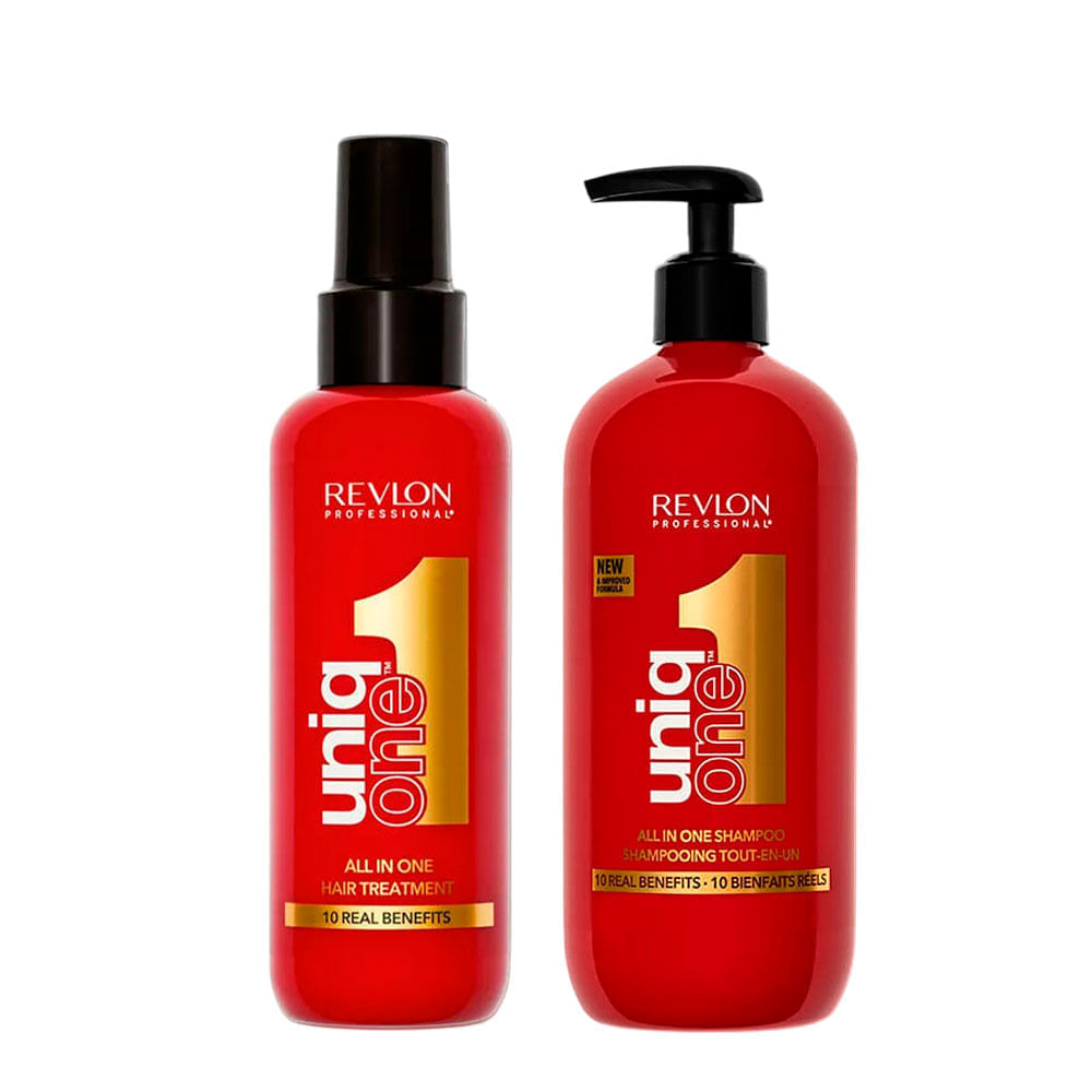 Kit Revlon Uniq One Leave-in 150ml + Shampoo 230ml