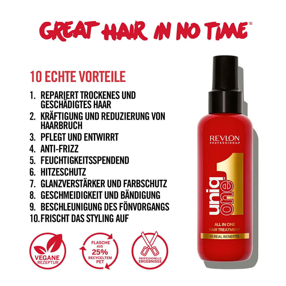 Kit Revlon Uniq One Leave-in 150ml + Shampoo 230ml