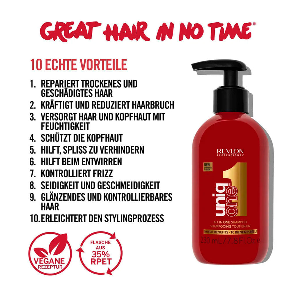 Kit Revlon Uniq One Leave-in 150ml + Shampoo 230ml