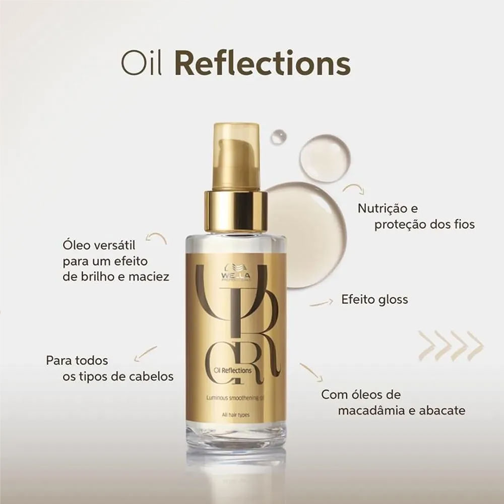 Óleo Capilar Oil Reflections Wella 30ml