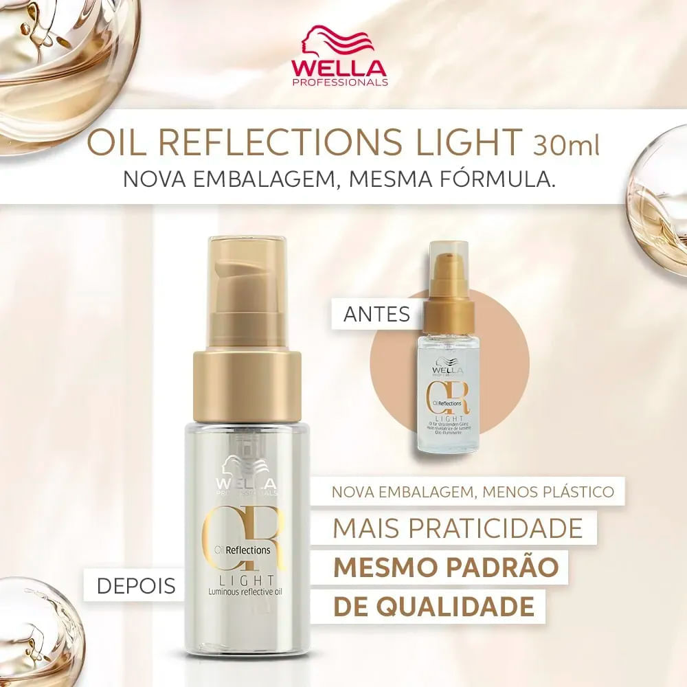 Óleo Capilar Professionals Oil Reflections Light Wella 30ml