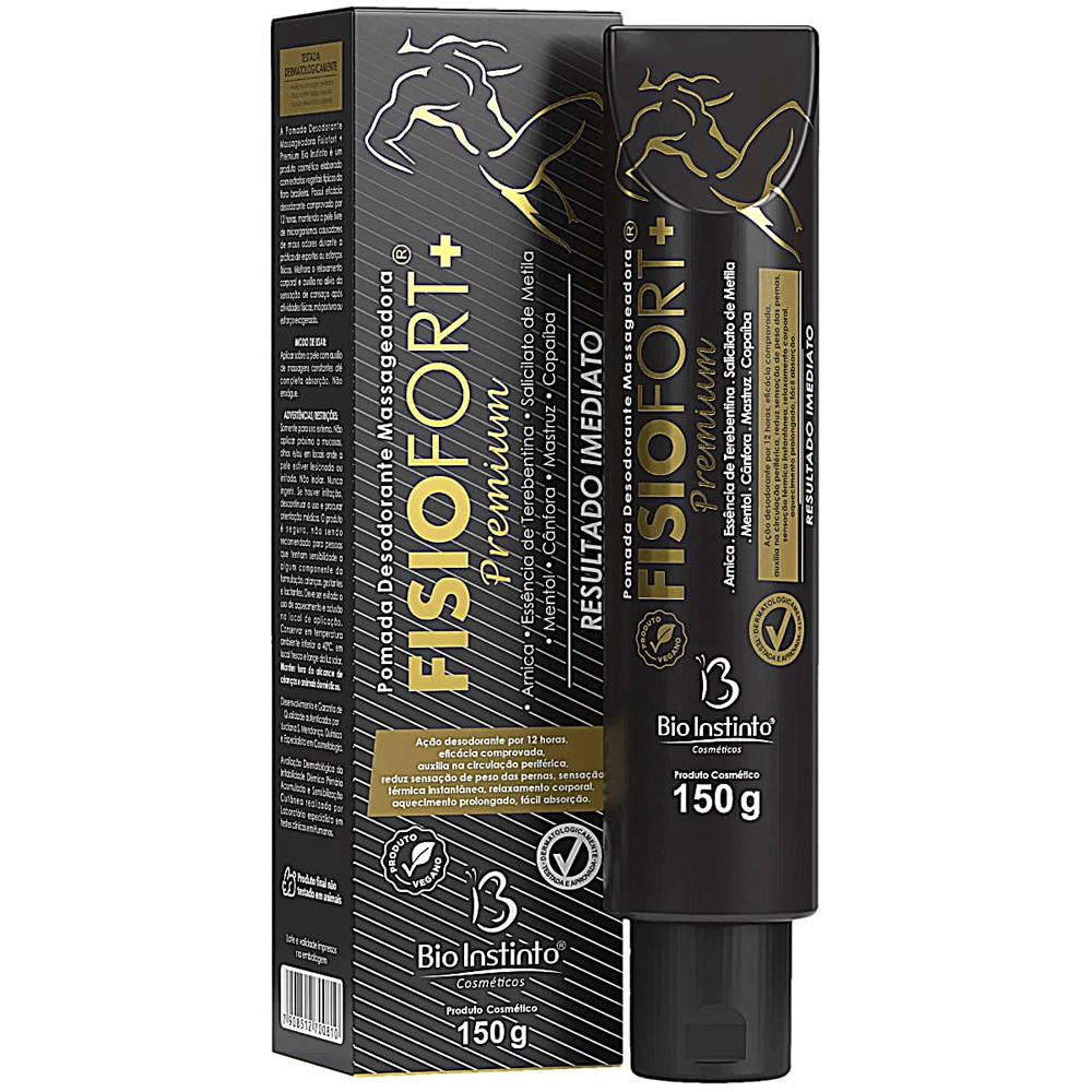 Pomada Massageadora Fisiofort+ Premium Bio Instinto 150g