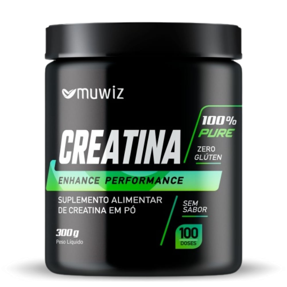 Creatina Pura Importada Sabor Neutro Muwiz 300g
