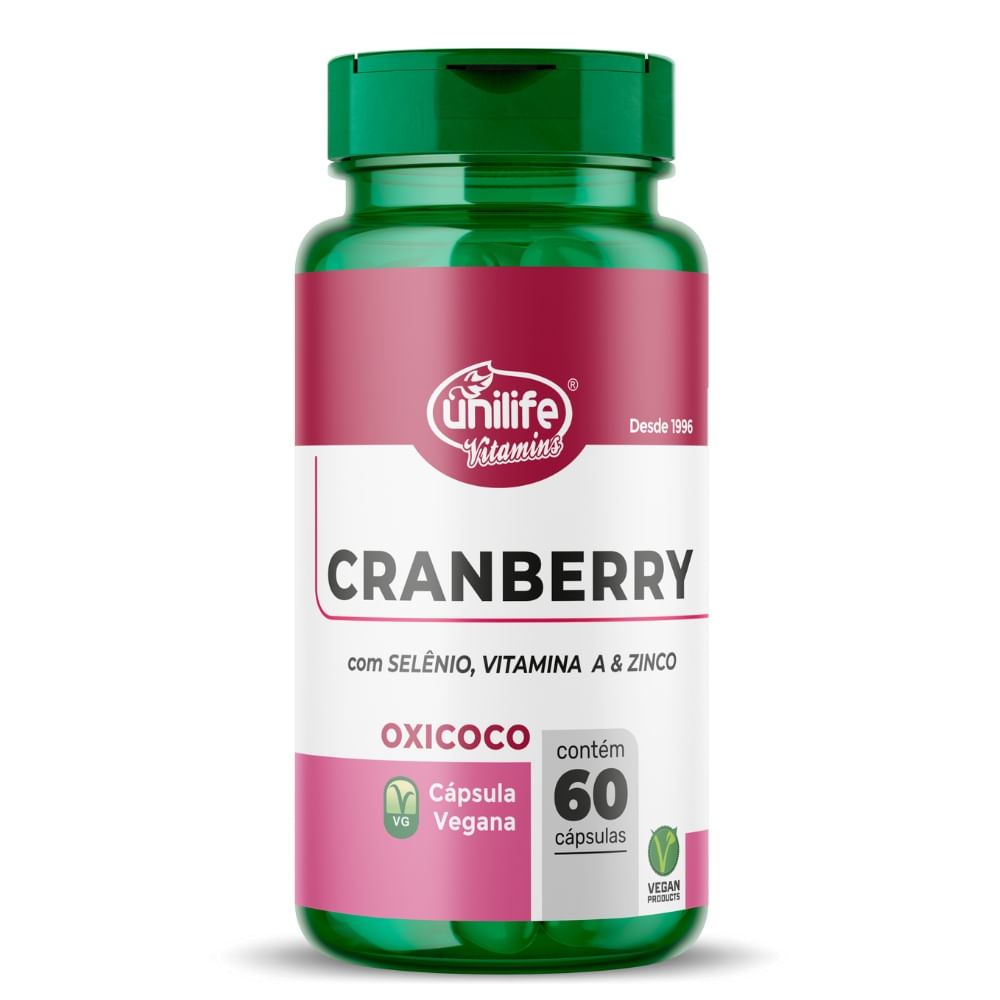 Cranberry Unilife 500mg 60 Cápsulas
