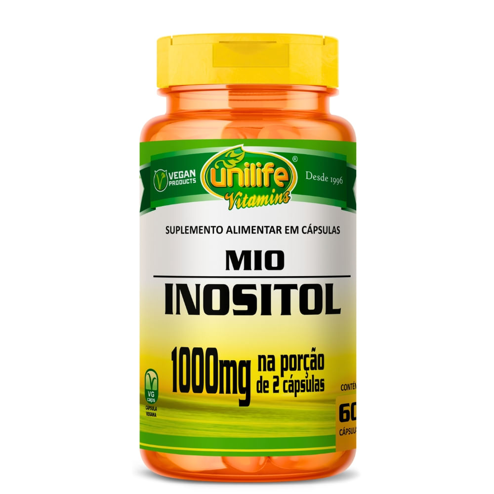 Inositol Unilife 600mg 60 Cápsulas