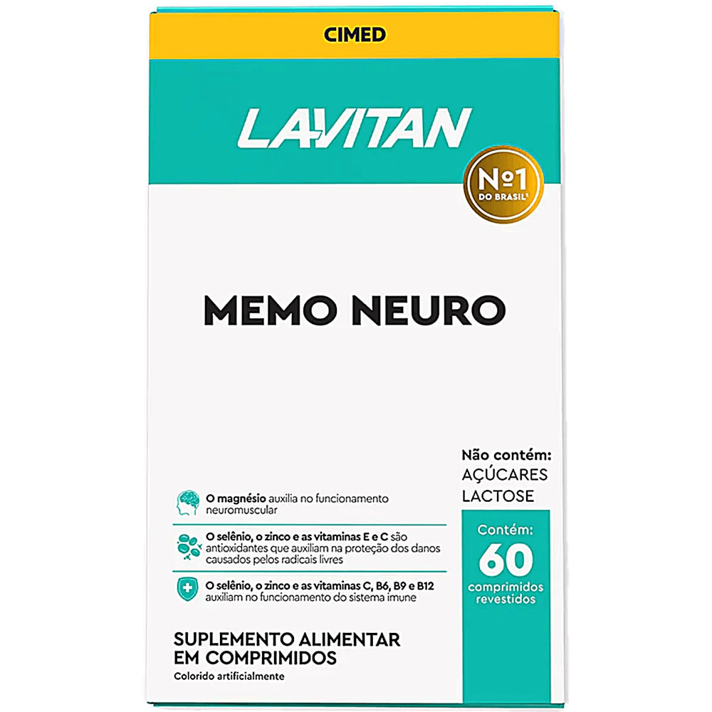 Lavitan Memo Neuro 60 Comprimidos