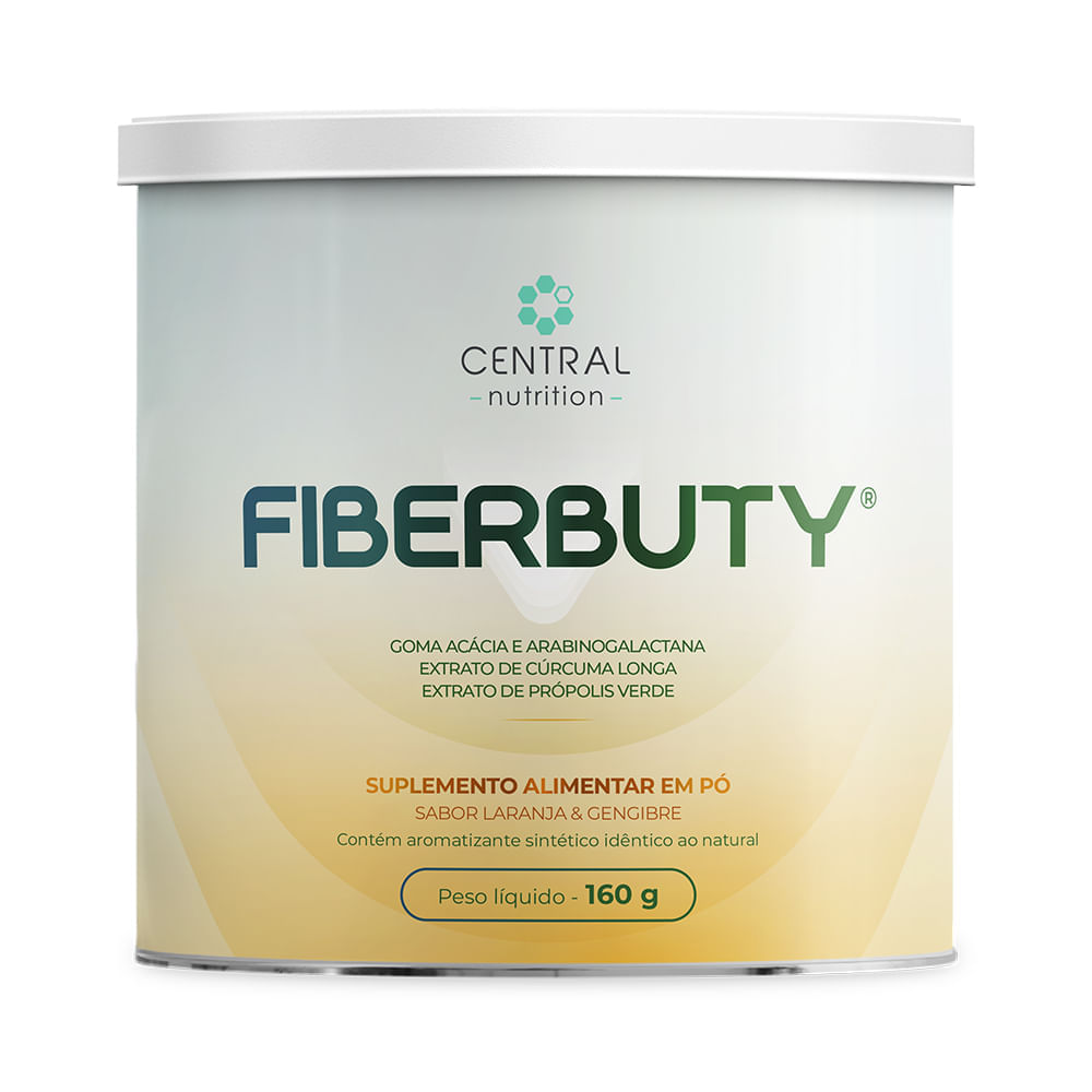 FIBERBUTY® Sabor Laranja & Gengibre 160g