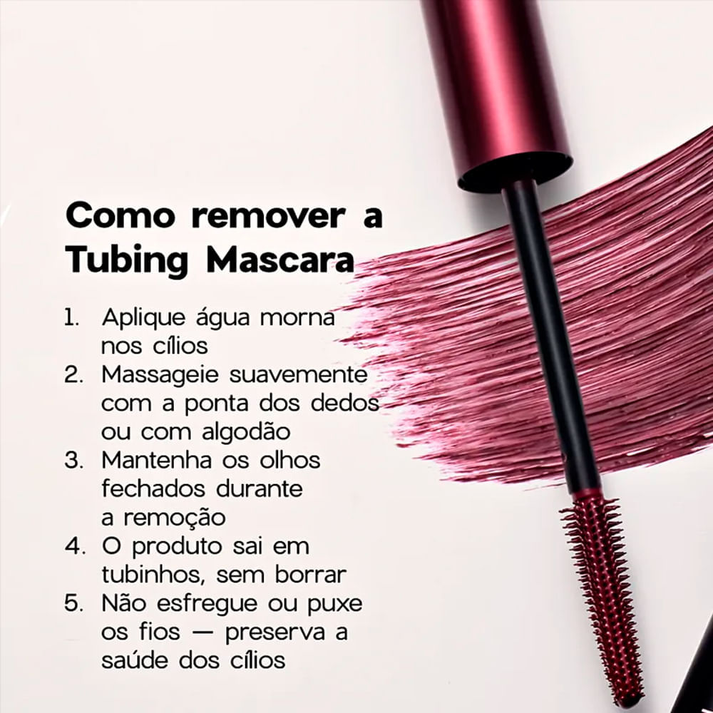 Máscara Cilios Tubing Edition Oceane 6g