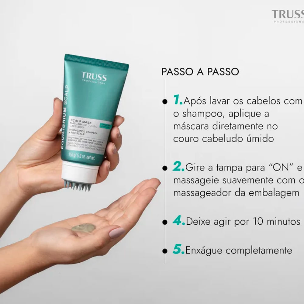 Máscara Capilar Equilibrium Scalp Hc Truss 150g