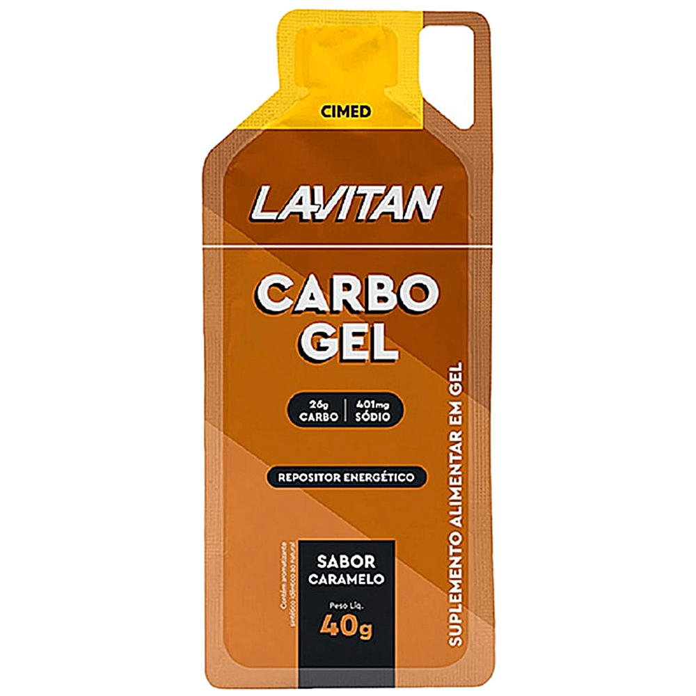 Suplemento Alimentar Carbogel Caramelo Lavitan 40g